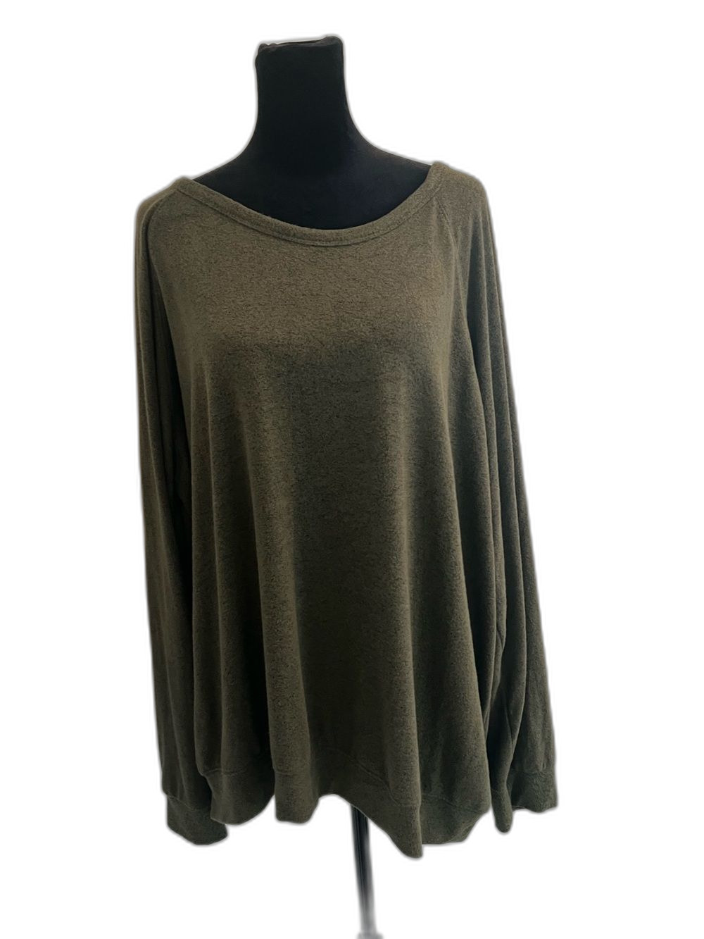 Buffalo David Bitton Women’s XXL 2X Olive Green Long Sleeve Top